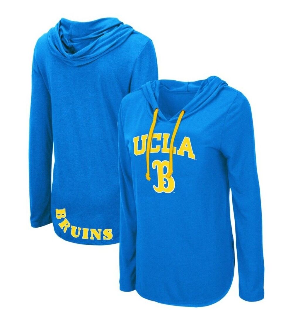 UCLA Bruins Women's My Lover Lightweight Longsleeve Hooded Shirt SMALL NWT